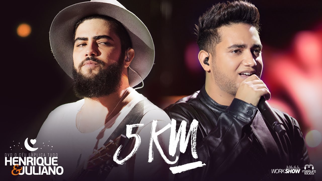 5 KM (LETRA) - Henrique e Juliano - Minhas Letras